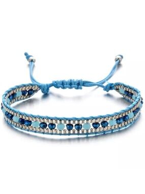 ⭐️ 5 for $25 Bohemian Weave Rope Crystal Bracelet